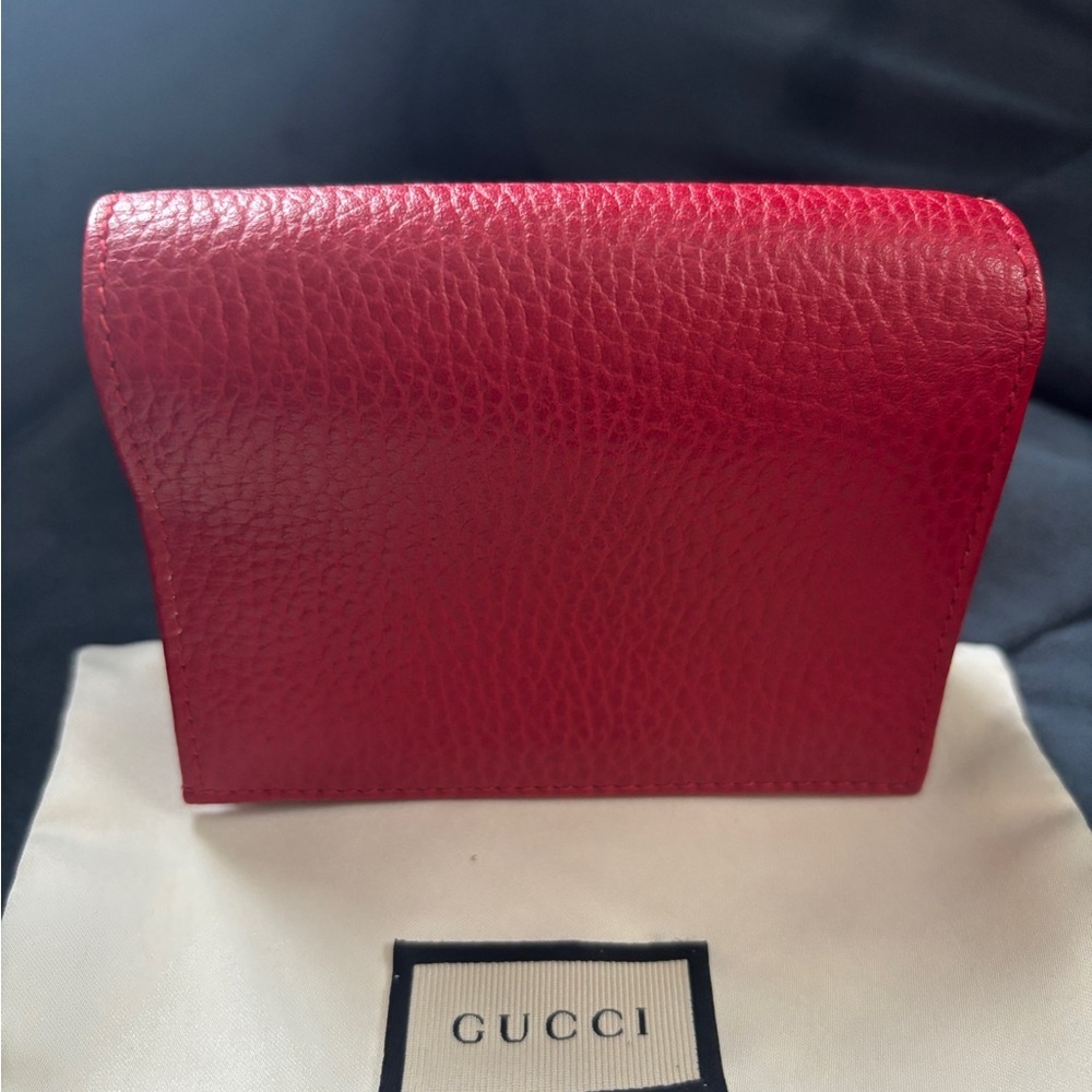SOLD- Gucci GG Marmont pebbled leather wallet - Picture 7 of 10